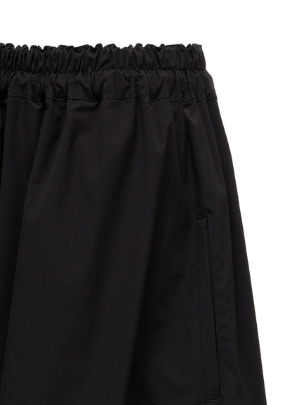POLYESTER TYPEWRITER CIRCLE GATHER SKIRT