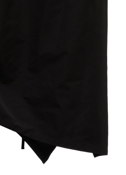 POLYESTER TYPEWRITER CIRCLE GATHER SKIRT