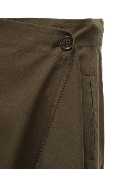 [Y's BORN PRODUCT] WRAP SKIRT