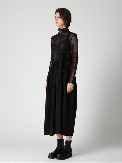 [Y's BORN PRODUCT] SINGLE SHOULDER STRAP SKIRT