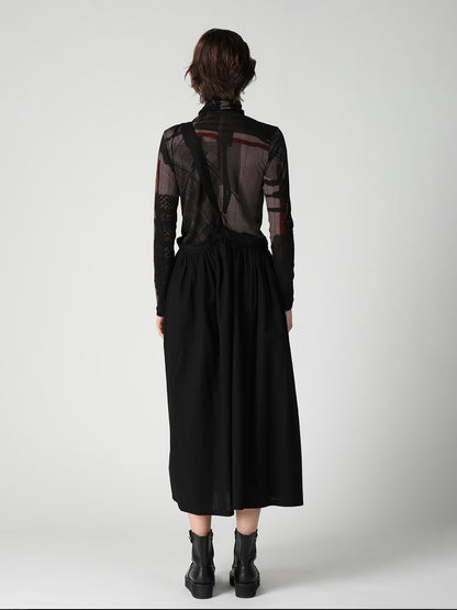 [Y's BORN PRODUCT] SINGLE SHOULDER STRAP SKIRT