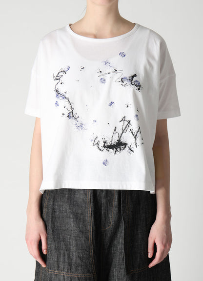 30/- JERSEY Y'S LOGO PRINT HALF SLEEVE SHORT T-SHIRTS