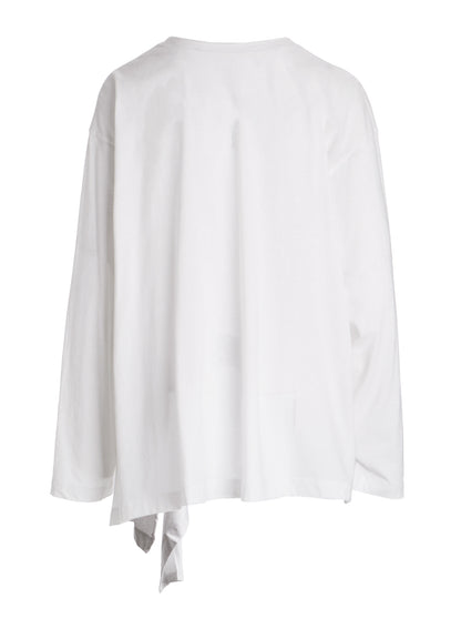 30/- JERSEY Y'S LOGO PRINT SIDE SLIT LONG SLEEVE T-SHIRTS