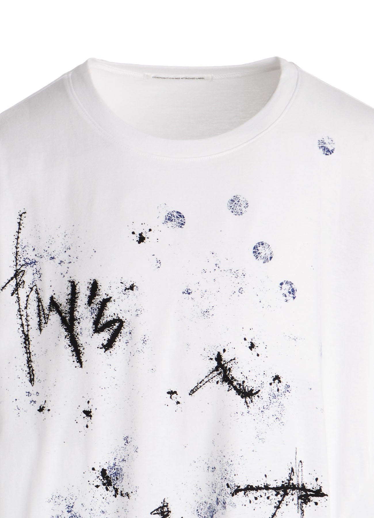 30/- JERSEY Y'S LOGO PRINT SIDE SLIT LONG SLEEVE T-SHIRTS