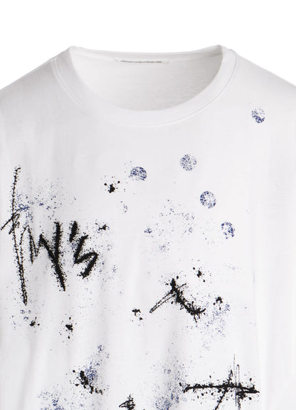 30/- JERSEY Y'S LOGO PRINT SIDE SLIT LONG SLEEVE T-SHIRTS