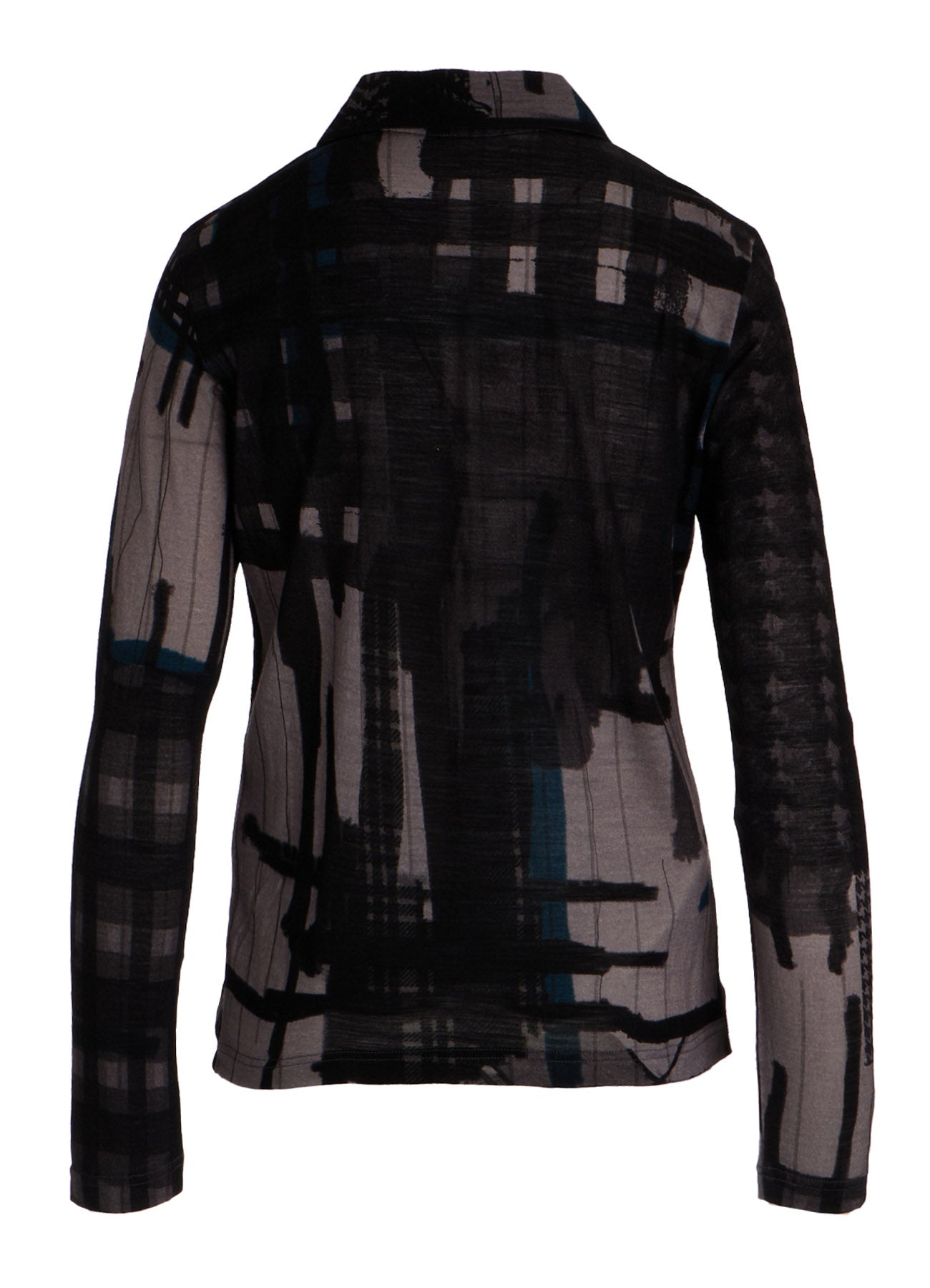 Y's YB-T06-671 カットソー WOOL JERSEY PLAID PRINT LONG SLEEVE CARDIGAN – THE SHOP YOHJI YAMAMOTO