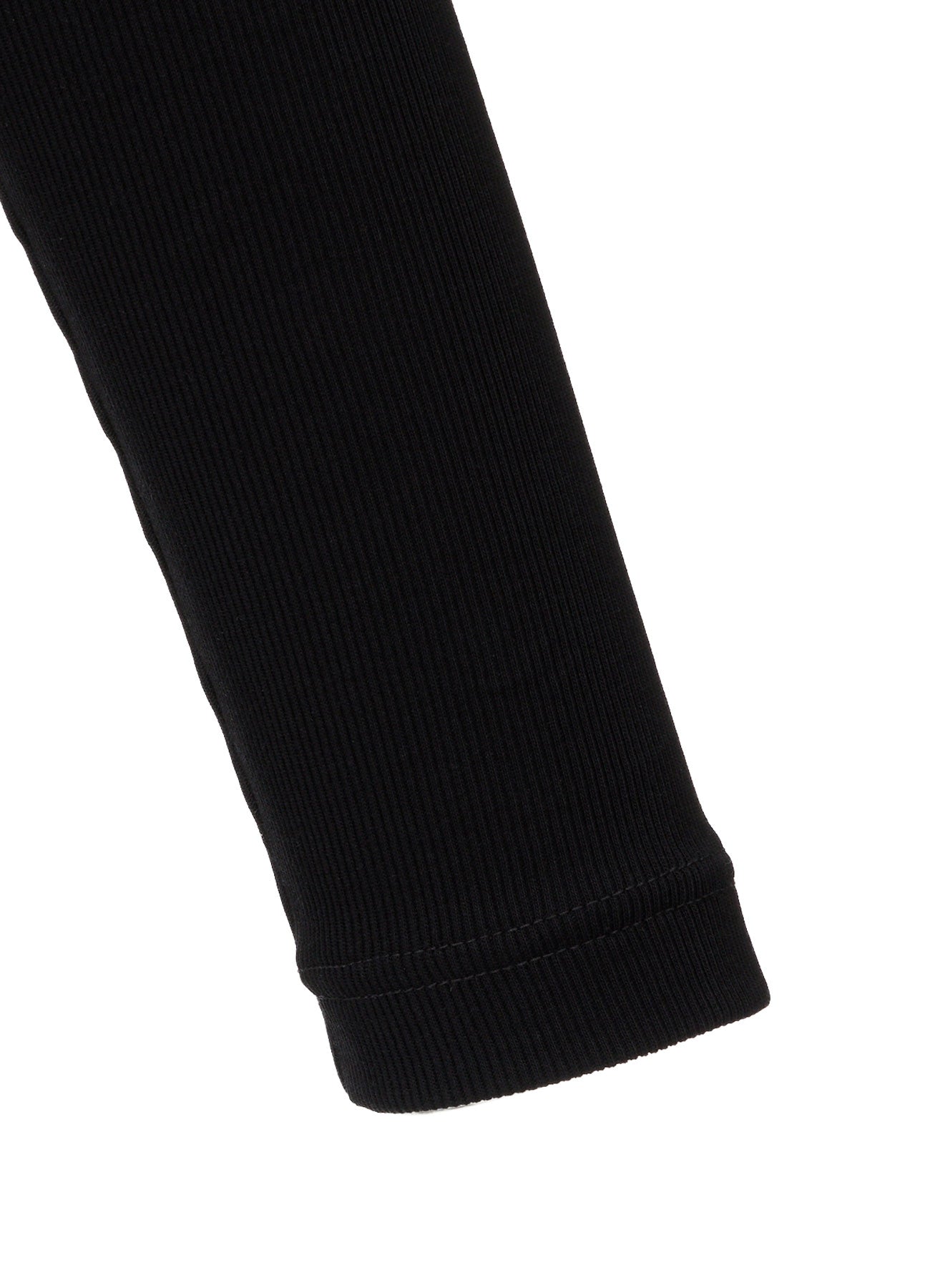 RIB PANEL LONG SLEEVE T-SHIRT