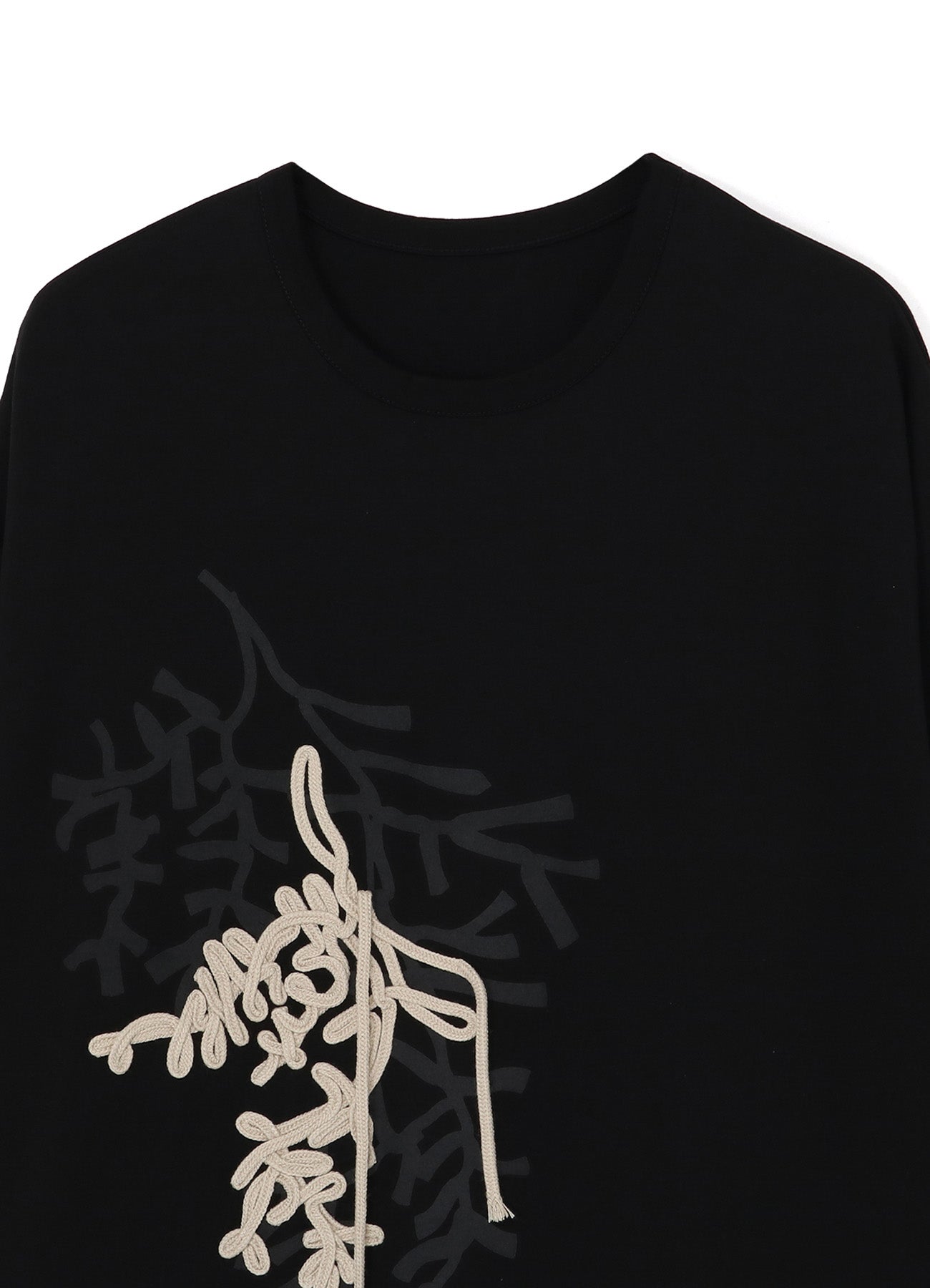 RIB PANEL SHORT L/S DRAPE CARDIGAN