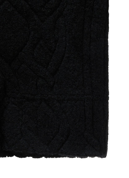 CABLE PILE JACQUARD MID LENGTH RAGLAN T-SHIRTS