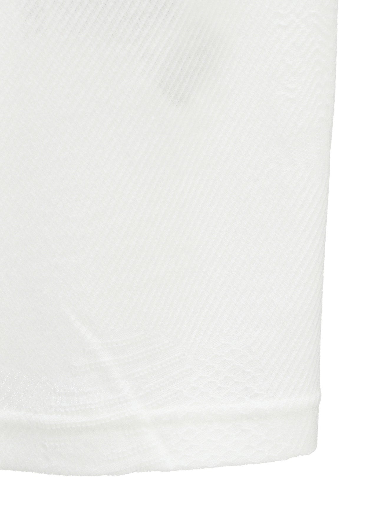 COTTON JACQUARD FLARE LONG SLEEVE T-SHIRT
