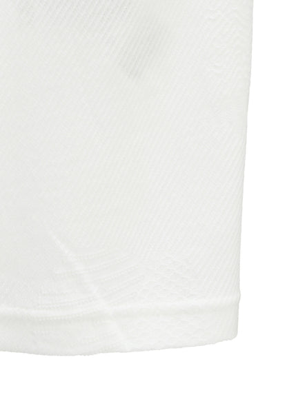COTTON JACQUARD FLARE LONG SLEEVE T-SHIRT