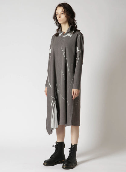 COTTON JACQUARD HALF SLEEVE T-SHIRT