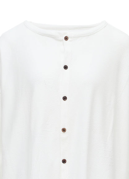 COTTON JACQUARD CARDIGAN