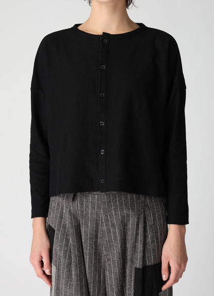 COTTON JACQUARD CARDIGAN