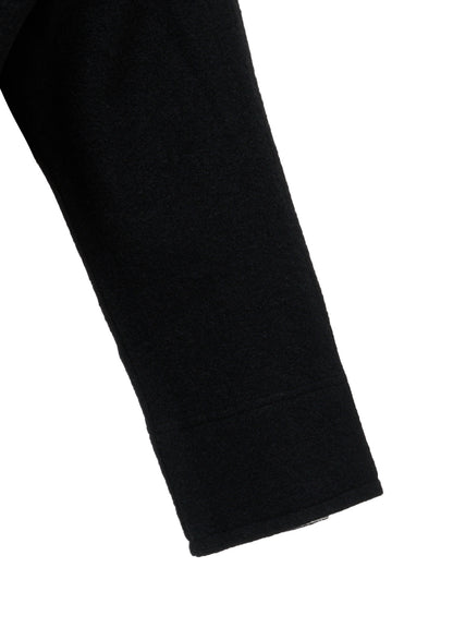 COMPRESSED PILE ASYMMETERIC RAGLAN JACKET