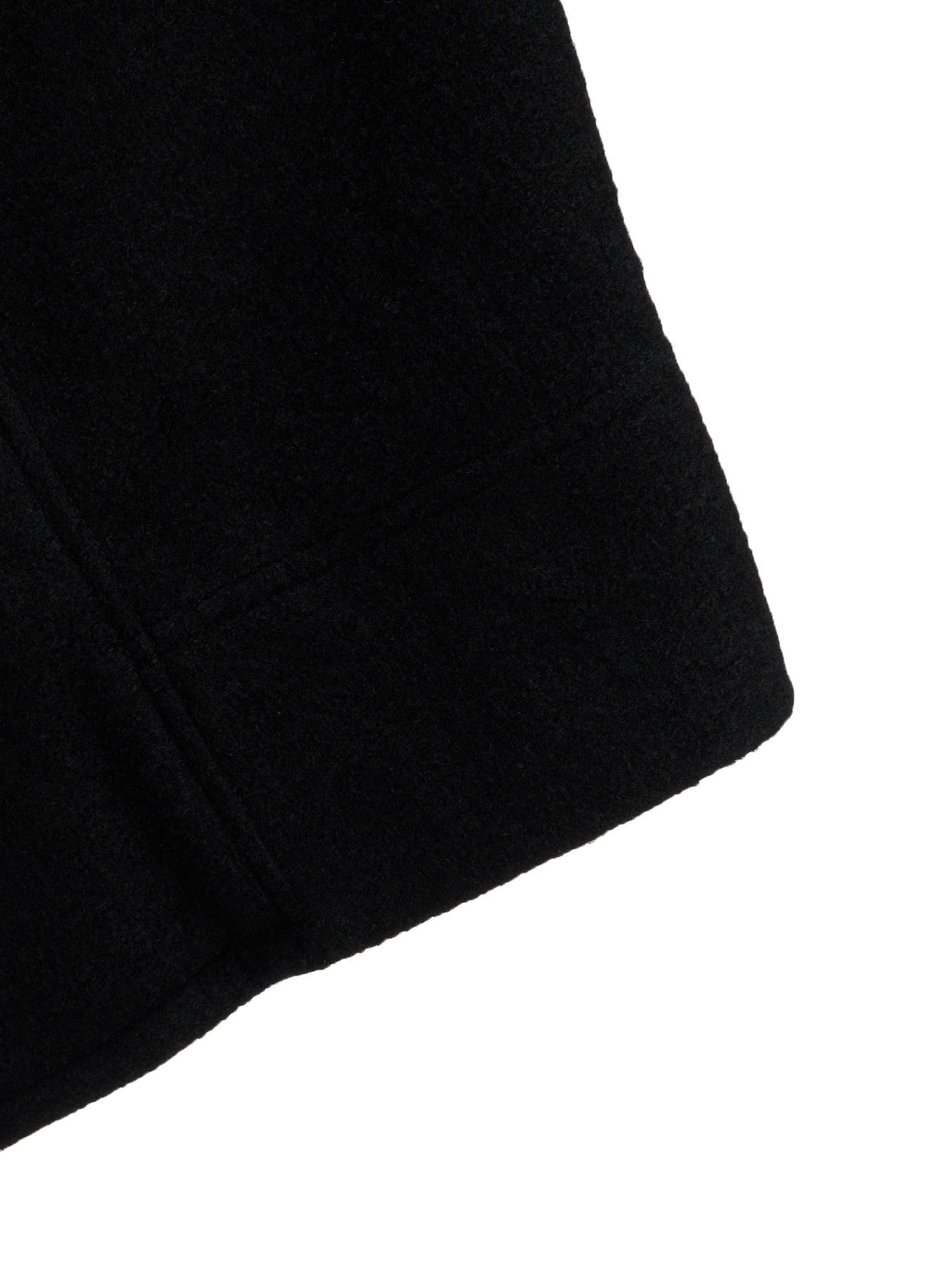 COMPRESSED PILE ASYMMETERIC RAGLAN JACKET