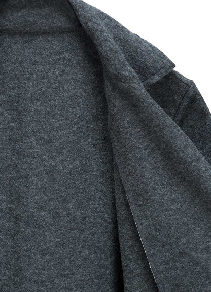 COMPRESSED PILE OVERSIZE  MOTO JACKET