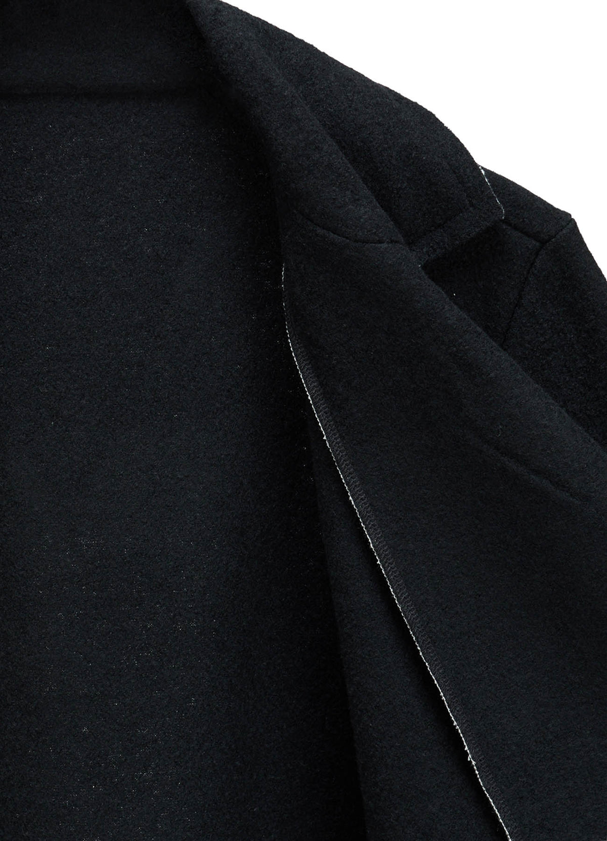 COMPRESSED PILE OVERSIZE  MOTO JACKET