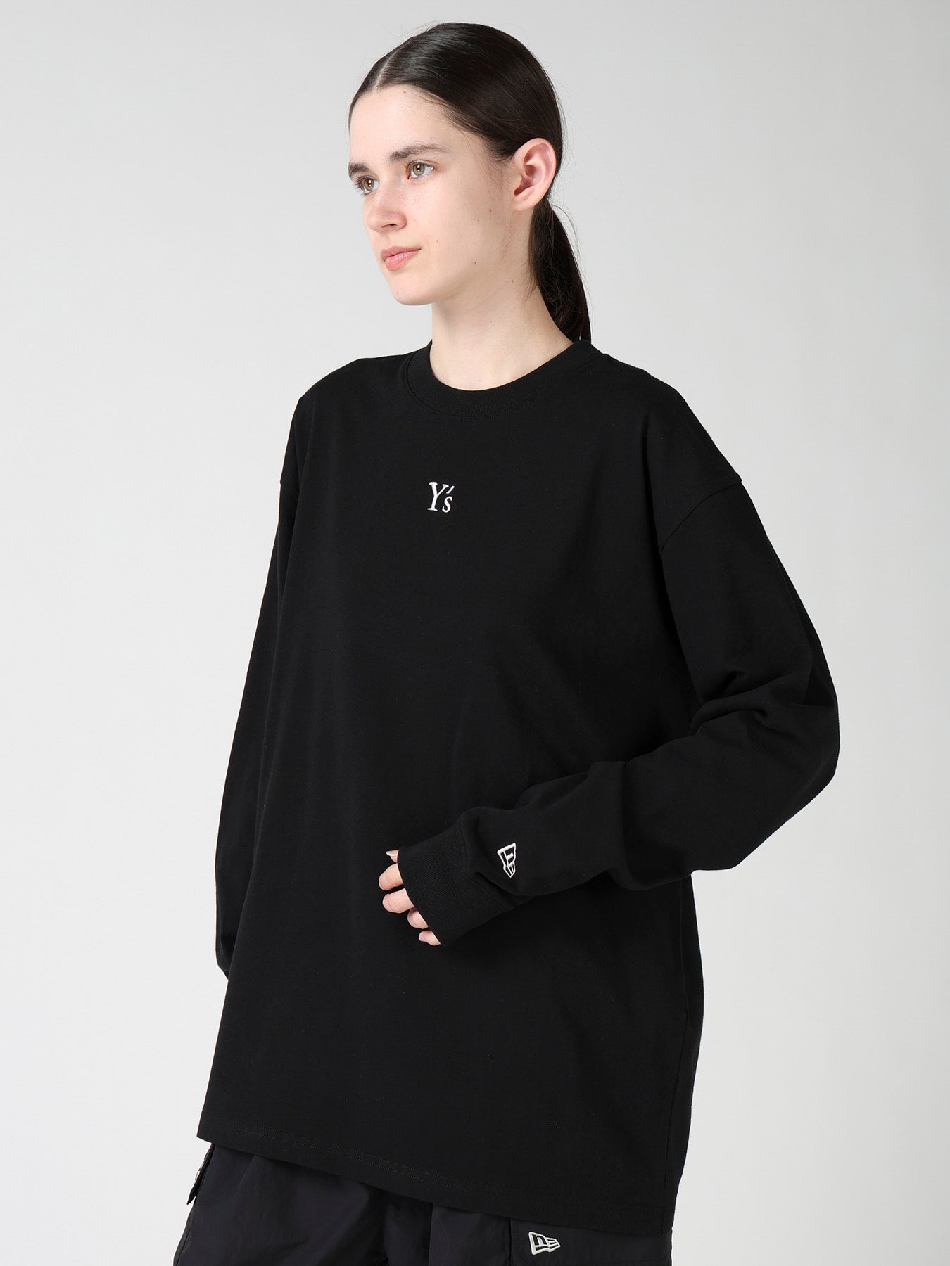 Y's × New Era L/S COTTON TEE