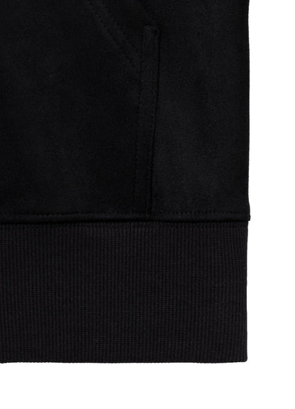 Y's × New Era SUEDE ZIP UP HOODIE