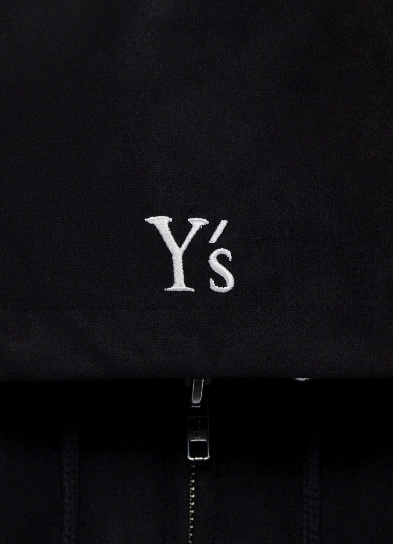 Y's × New Era SUEDE ZIP UP HOODIE