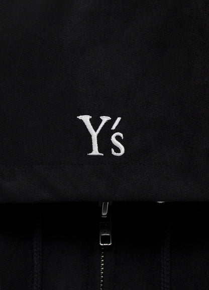 Y's × New Era SUEDE ZIP UP HOODIE