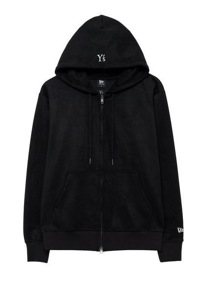 Y's × New Era SUEDE ZIP UP HOODIE