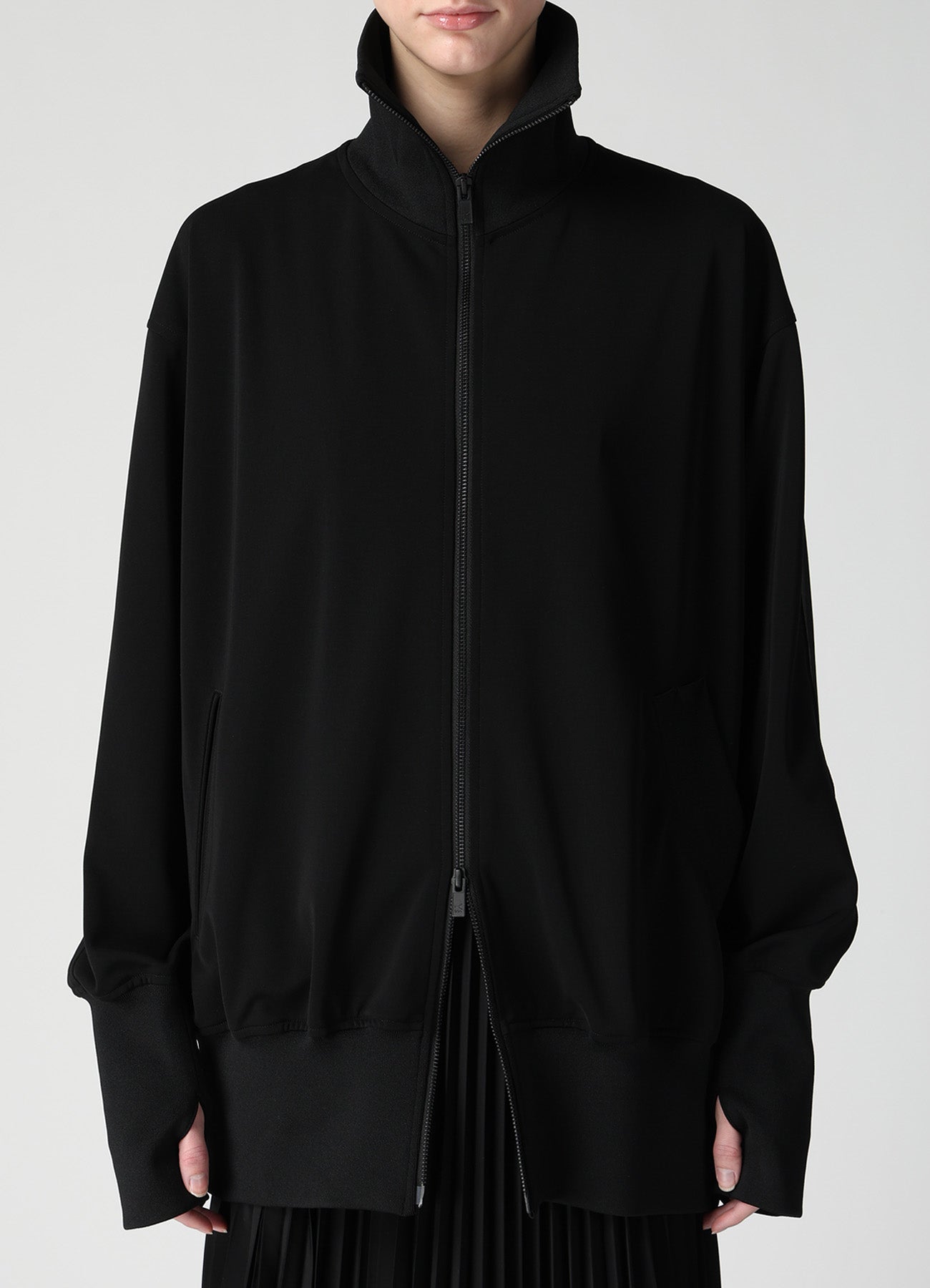 TA/PE STRETCH JERSEY TRACK JACKET