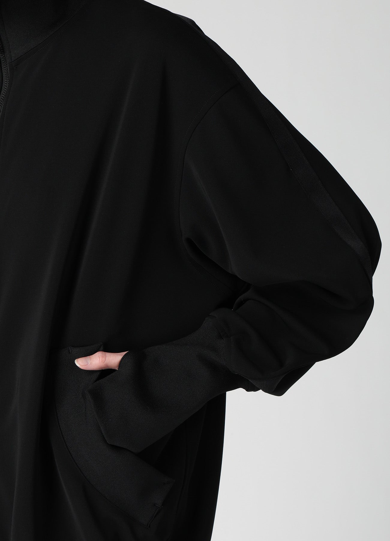 TA/PE STRETCH JERSEY TRACK JACKET