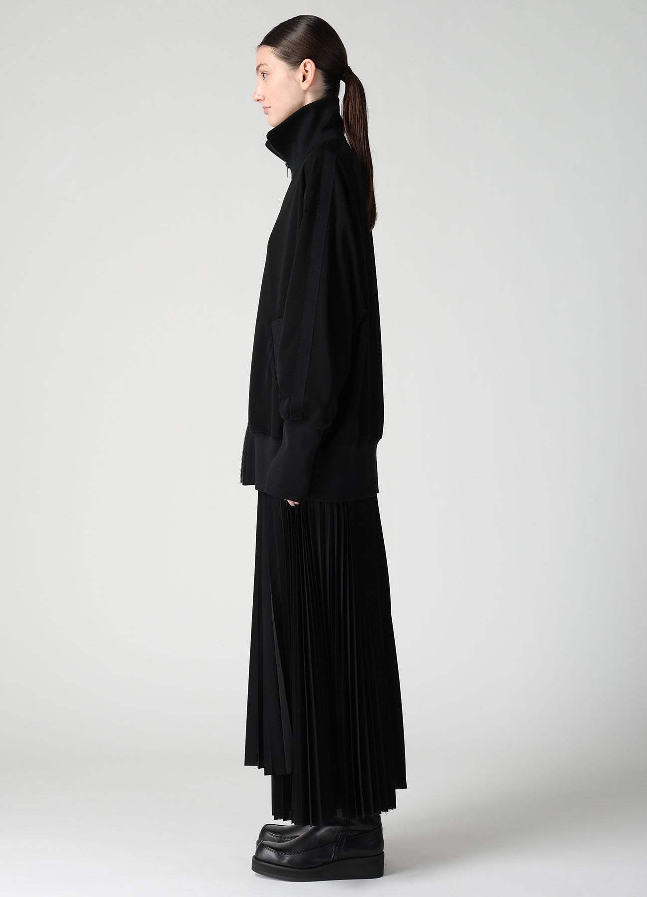TA/PE STRETCH JERSEY TRACK JACKET