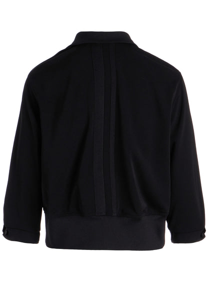 TA/PE STRETCH JERSEY SHORT TRACK JACKET