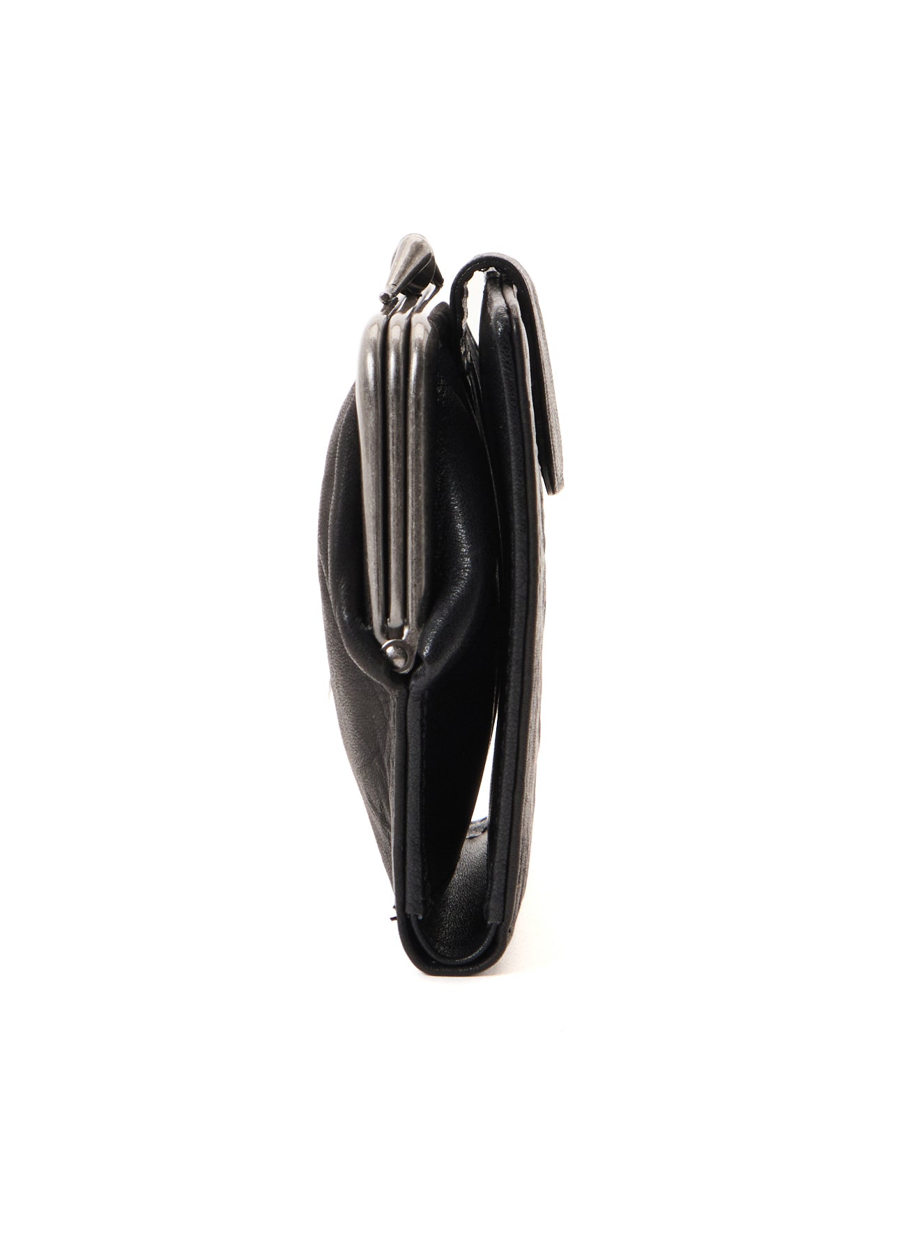 SOFT LEATHER METAL CLASP SMALL WALLET