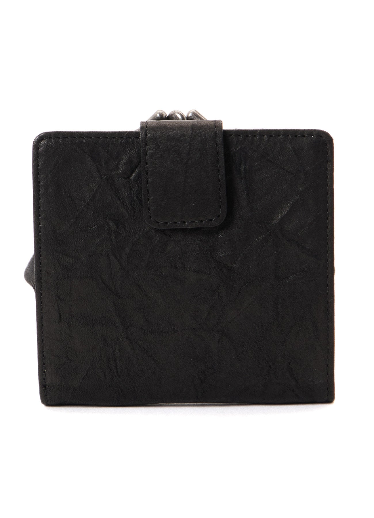 SOFT LEATHER METAL CLASP SMALL WALLET