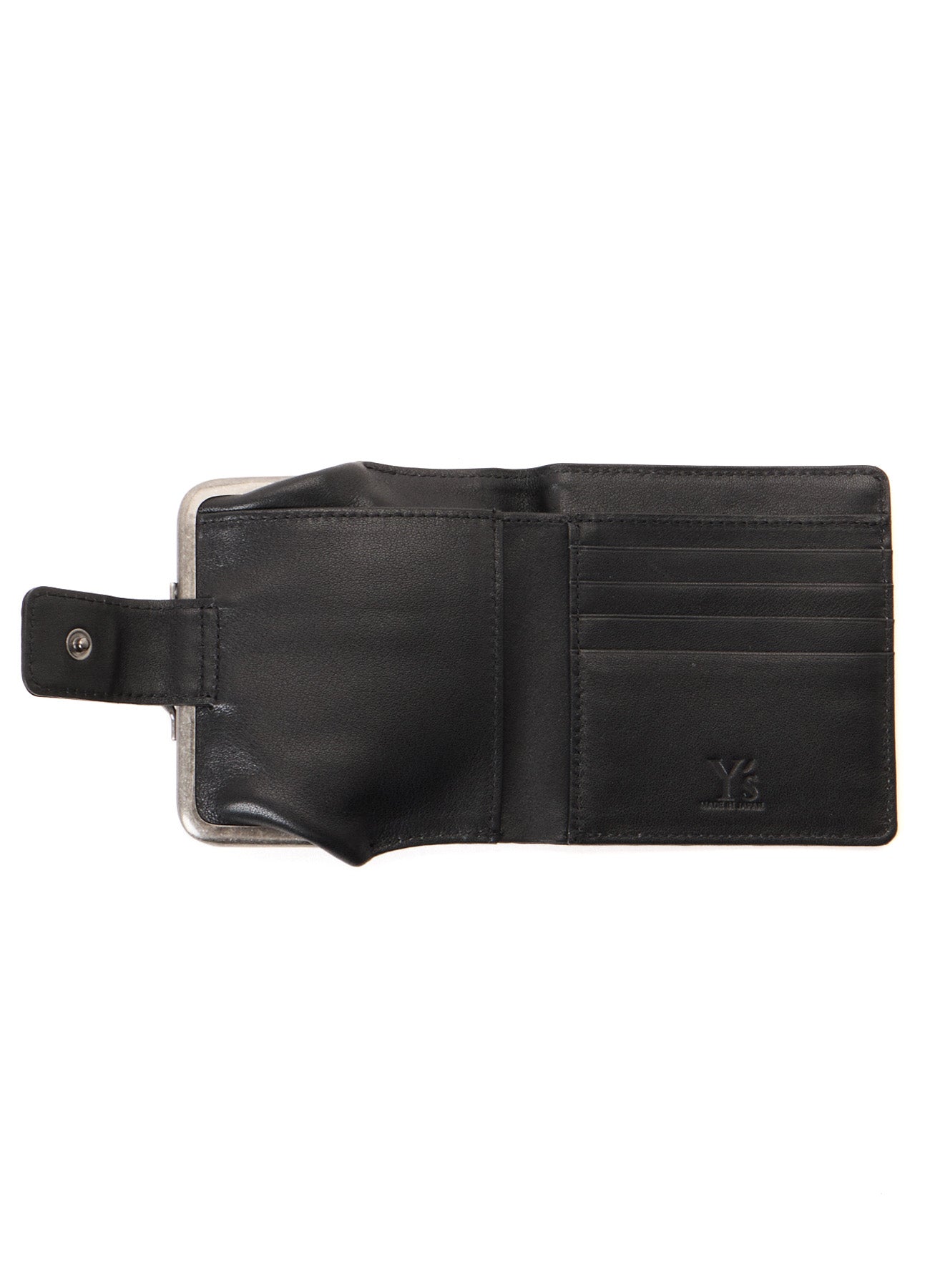 SOFT LEATHER METAL CLASP SMALL WALLET