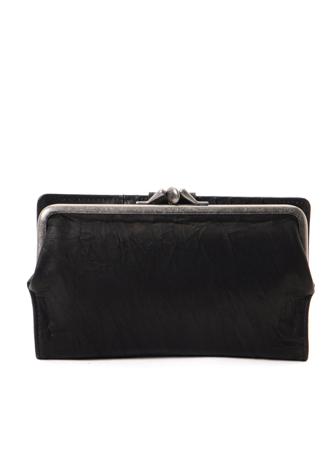 SOFT LEATHER METAL CLASP LONG WALLET