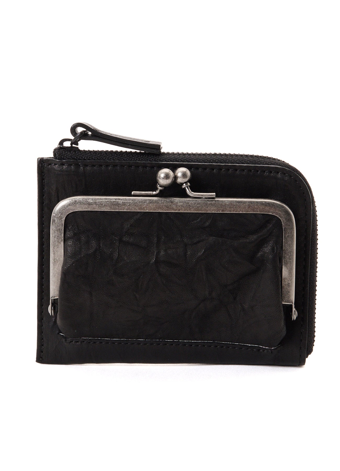 オーズメダル&ケース SOFT LEATHER L-SHAPE METAL CLASP WALLET – THE SHOP YOHJI YAMAMOTO