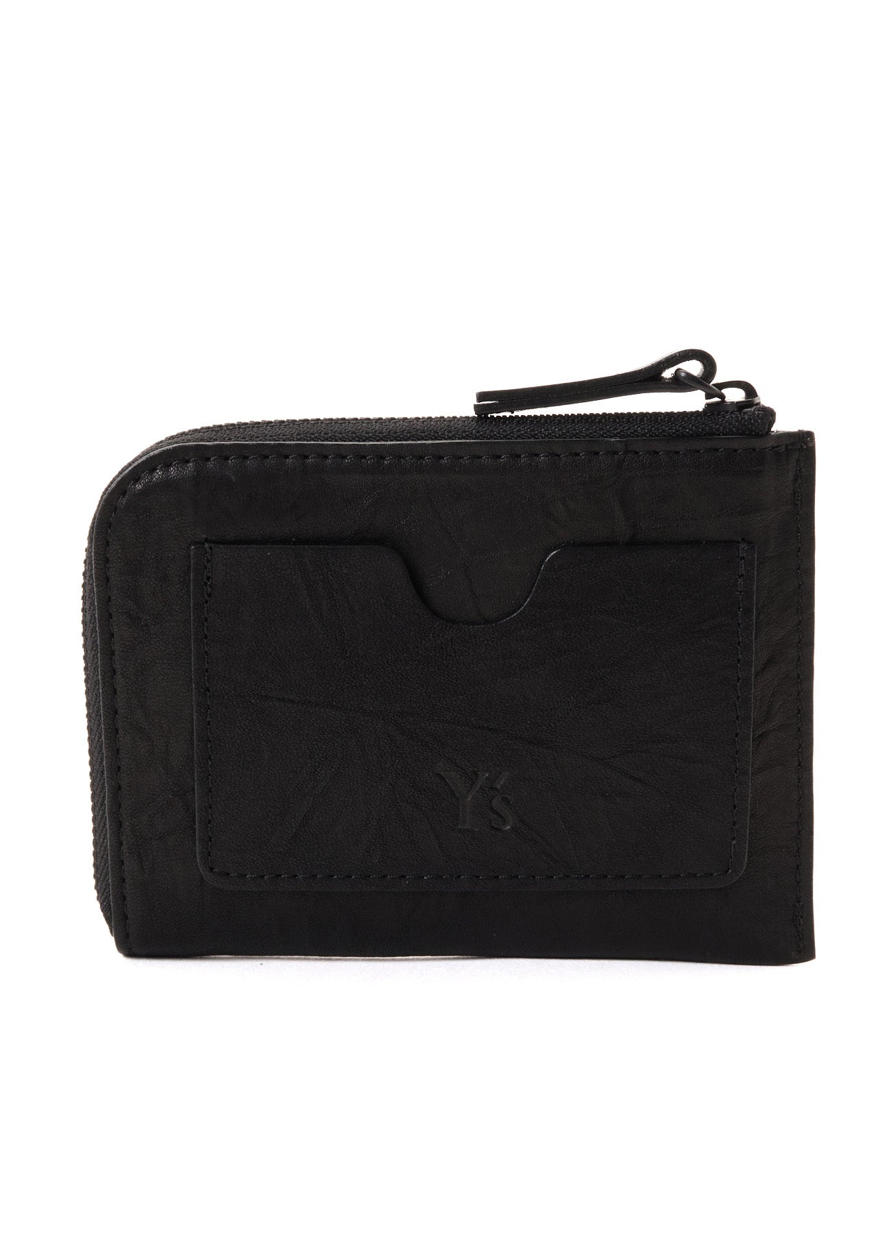 SOFT LEATHER L-SHAPE METAL CLASP WALLET – THE SHOP YOHJI YAMAMOTO