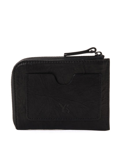 SOFT LEATHER L-SHAPE METAL CLASP WALLET