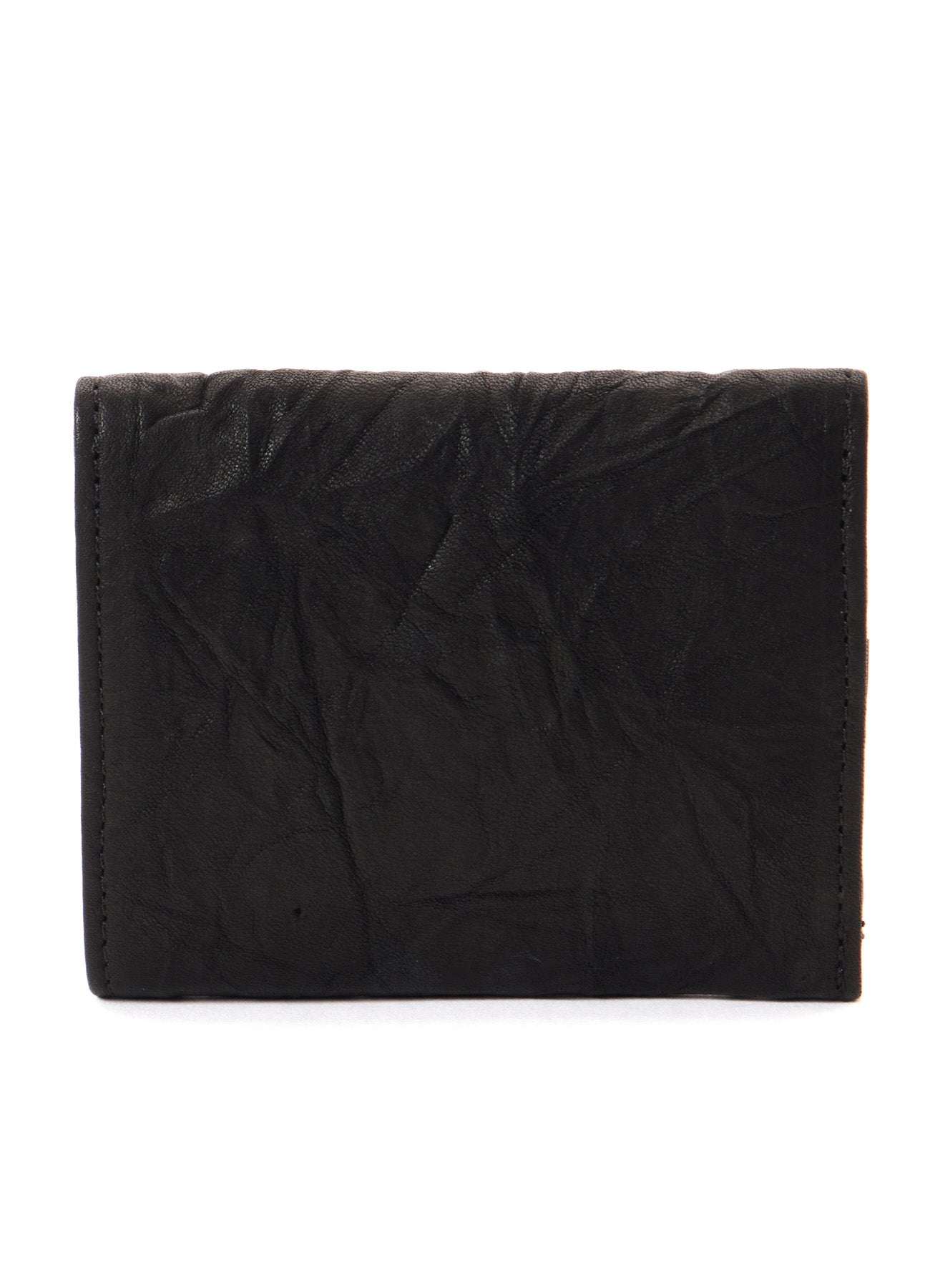 SOFT LEATHER MNI FOLDED METAL CLASP WALLET