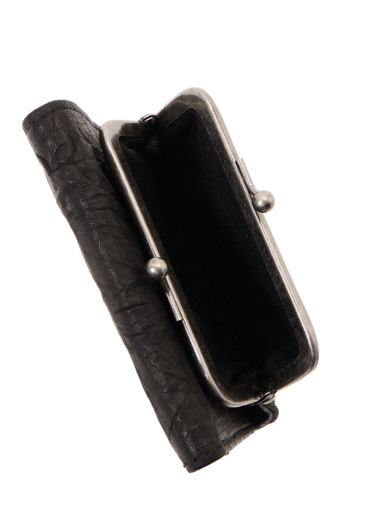 SOFT LEATHER MNI FOLDED METAL CLASP WALLET – THE SHOP YOHJI YAMAMOTO