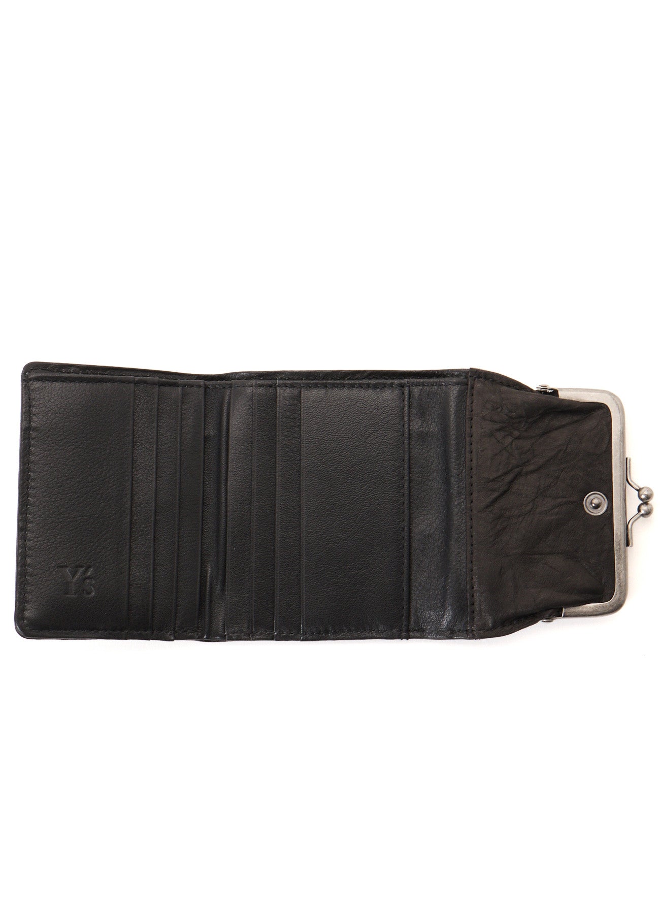 SOFT LEATHER MNI FOLDED METAL CLASP WALLET – THE SHOP YOHJI YAMAMOTO