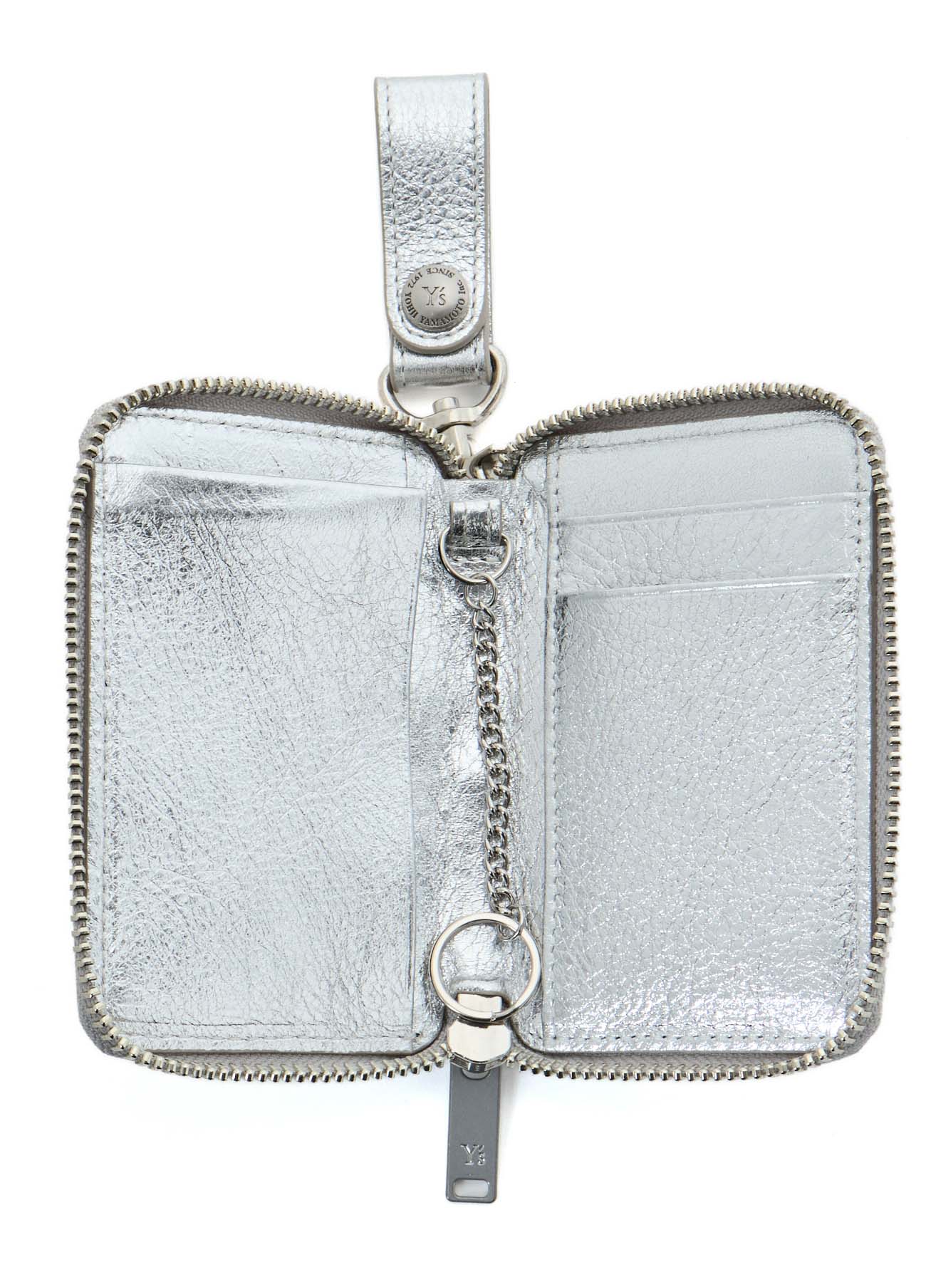 SEMI MATTE LEATHER RANDOM STITCH KEY CASE