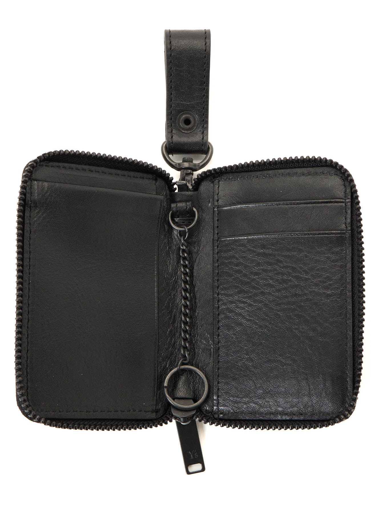 SEMI MATTE LEATHER RANDOM STITCH KEY CASE – THE SHOP YOHJI YAMAMOTO