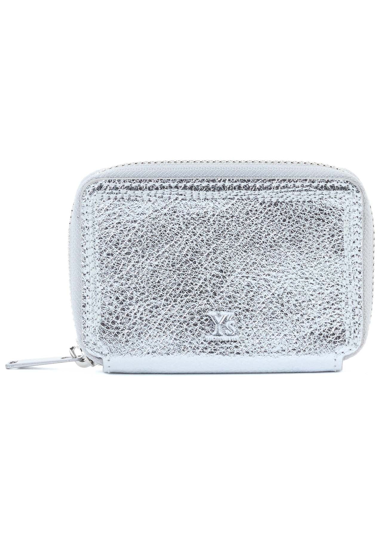 SEMI MATTE LEATHER RANDOM STITCH MINI WALLET