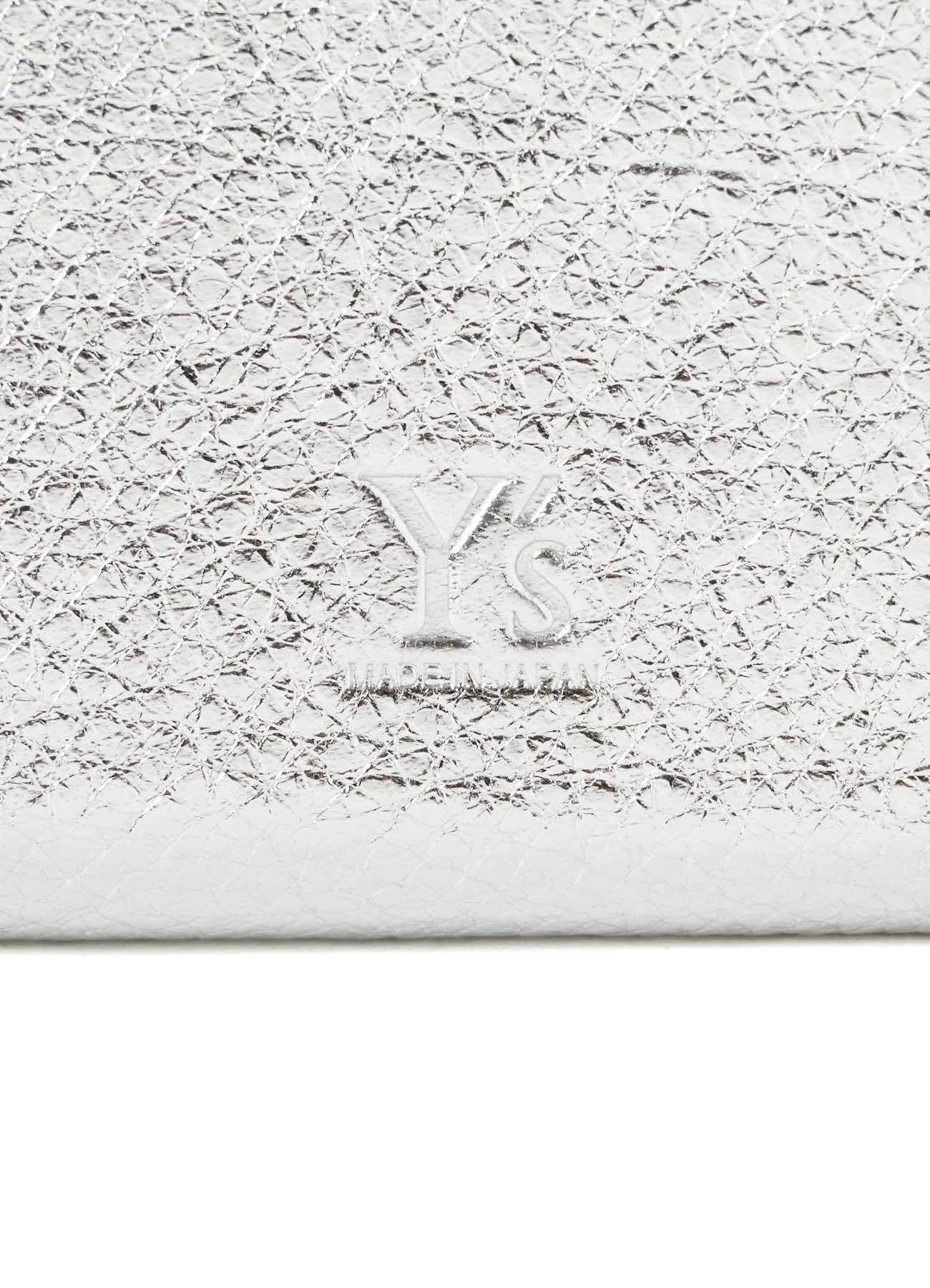 SEMI MATTE LEATHER RANDOM STITCH MINI WALLET