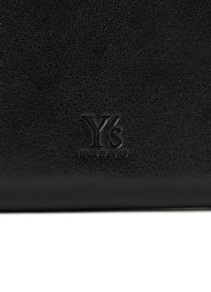SEMI MATTE LEATHER RANDOM STITCH MINI WALLET