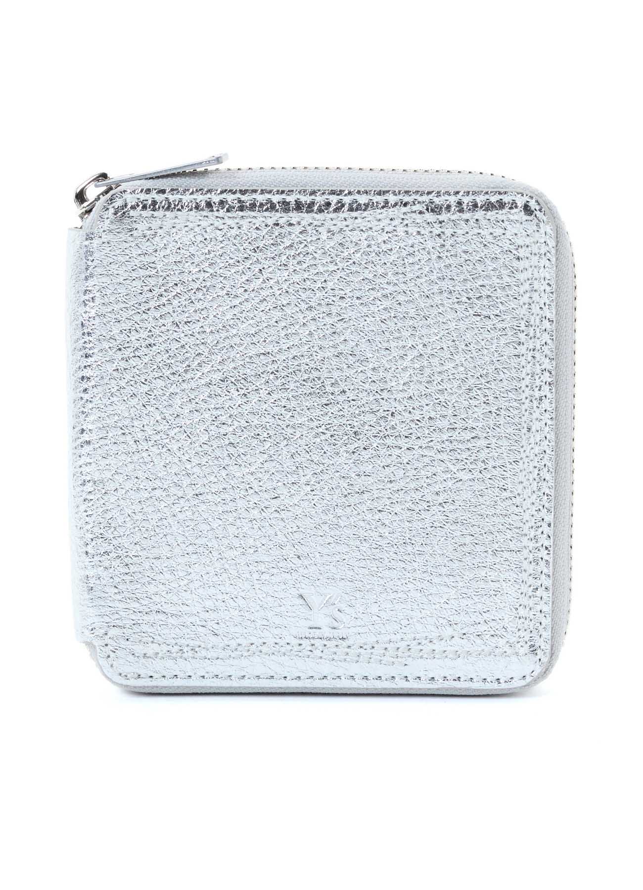 SEMI MATTE LEATHER RANDOM STITCH TRI-FOLD WALLET – THE SHOP YOHJI