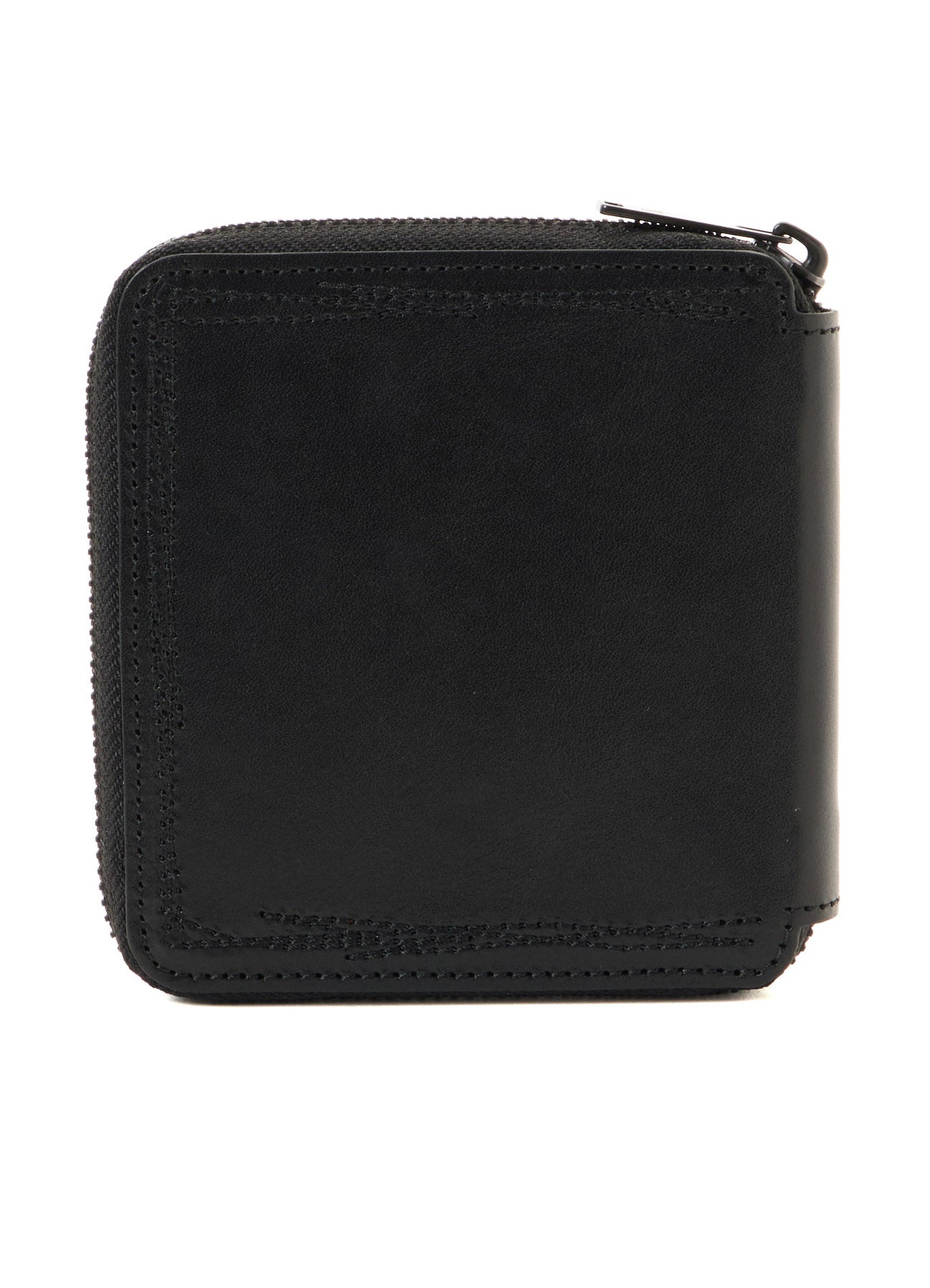 SEMI MATTE LEATHER RANDOM STITCH TRI-FOLD WALLET – THE SHOP YOHJI