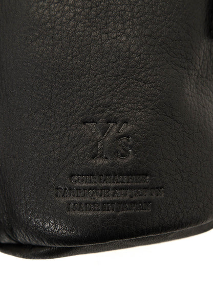WATER STAIN LEATHER 2-WAY MINI PURSE