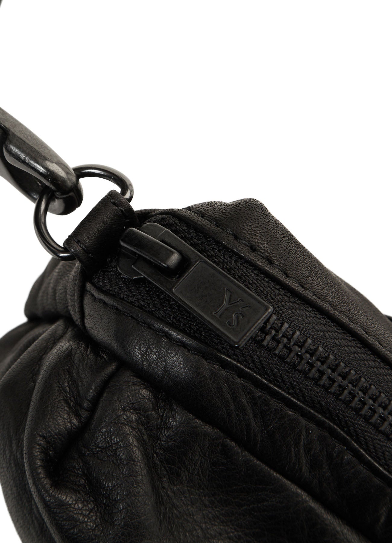 WATER STAIN LEATHER 2-WAY MINI POUCH